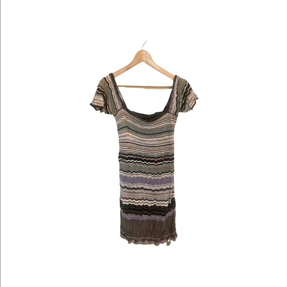 M MISSONI Playful Zig Zag Casual Dress
